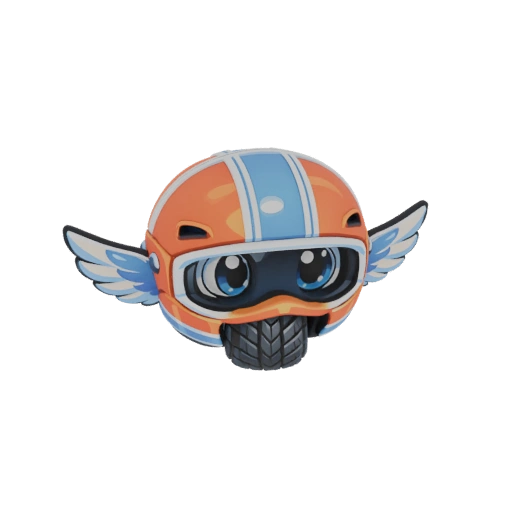 Flying Racer Bot 3D Model
