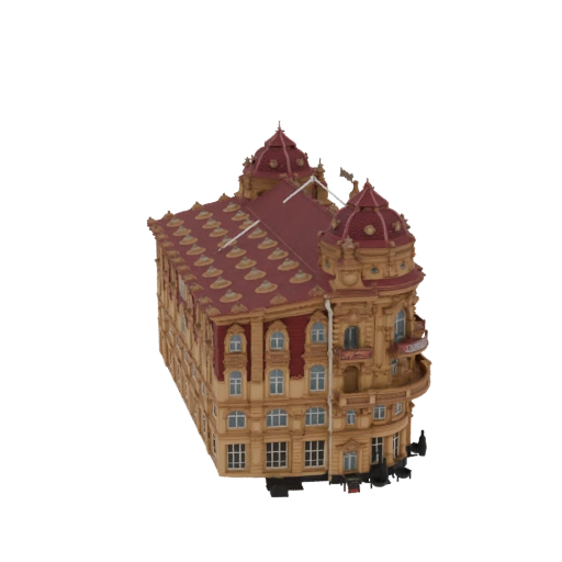 Ornate European Building 3D Model