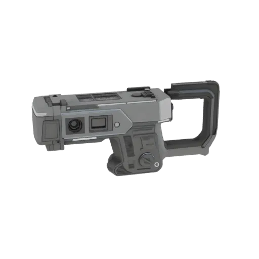 Field Tech Portable Scanner Printable 3D model, isometric STL render, showing emissive strips, strong prop silhouette.