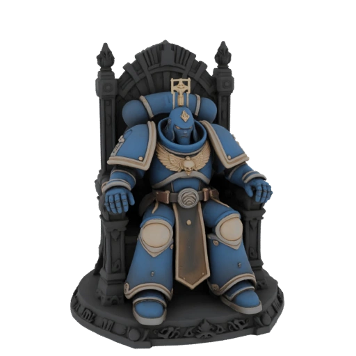 Emperor of Mankind on the Throne