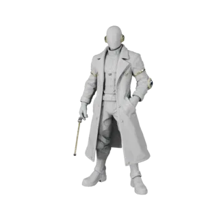 Cyberpunk Arcane NPC Scientist Character Model - Rigged
