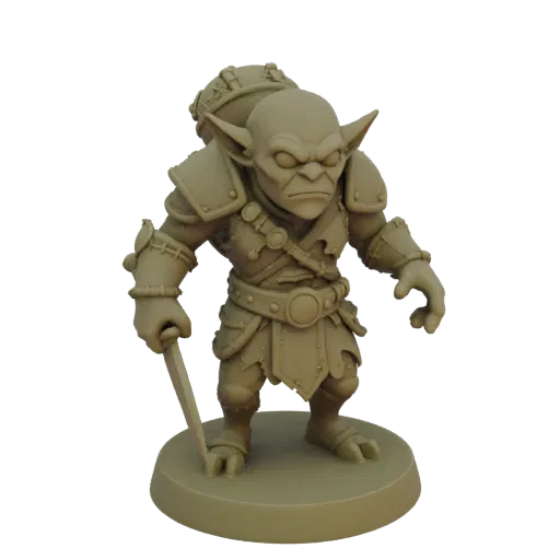 Fantasy Ancient Goblin Archer Miniature STL - Swarm