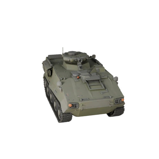 Низкополигональная 3D модель ifv для Unity и Unreal PBR Asset