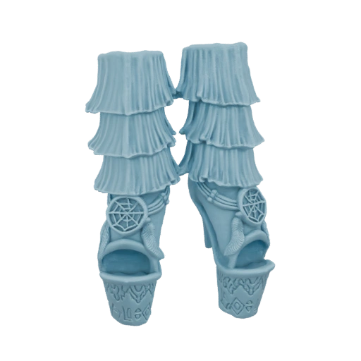 Dreamcatcher Fringe Boots 3D Model