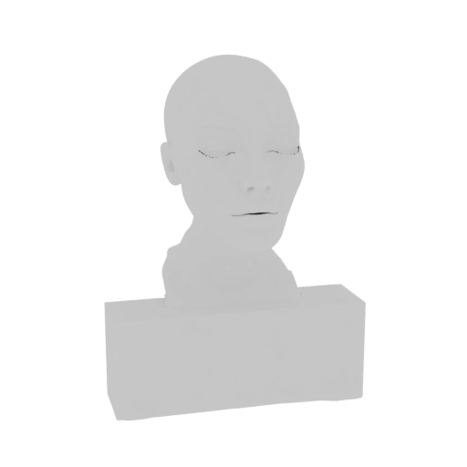 Serene Bust Sculpture