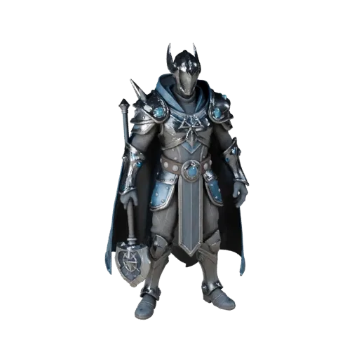 Fantasy Arcane Cleric Character Model - Rigged