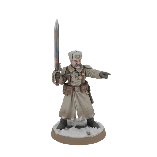Imperial Commissar with Power Sword