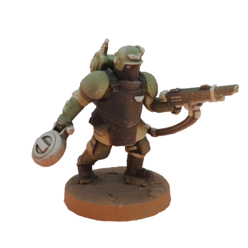 Heavy Trooper with Grenade Launcher Miniature