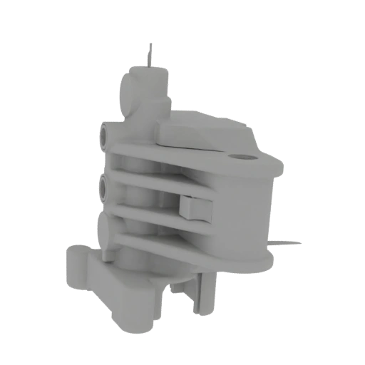 Complex Mechanical Assembly 3D Model