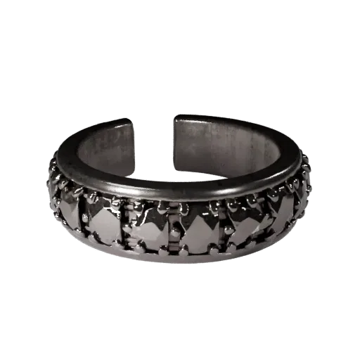 Luxury Ring And Pendant Set game ready 3D model, three-quarter studio render, highlighting set form and finish detail.