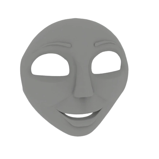 Cartoon Face Mask
