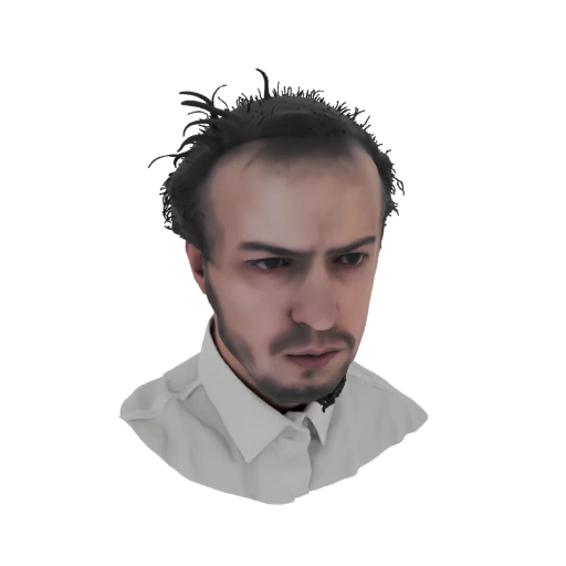 Man in White Shirt 3D Model