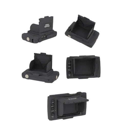 3D model of the Aputure Gigtube lighting accessory, shown from multiple angles against a black background.
