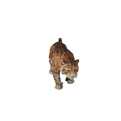 Modelo 3D de Jaguar de Alto Poligonaje - Recurso STL Detallado para Impresión