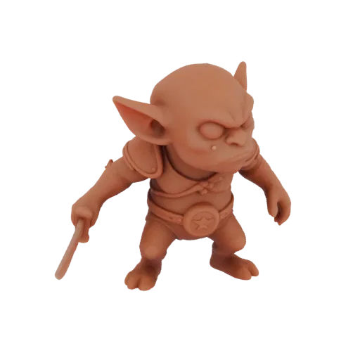 Fantasy Goblin Enemy Miniature STL - Stalking