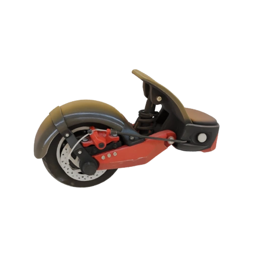 Electric Scooter Rear Wheel with Suspension