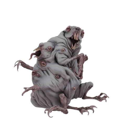 Mutant Creature with Multiple Eyes and Limbs