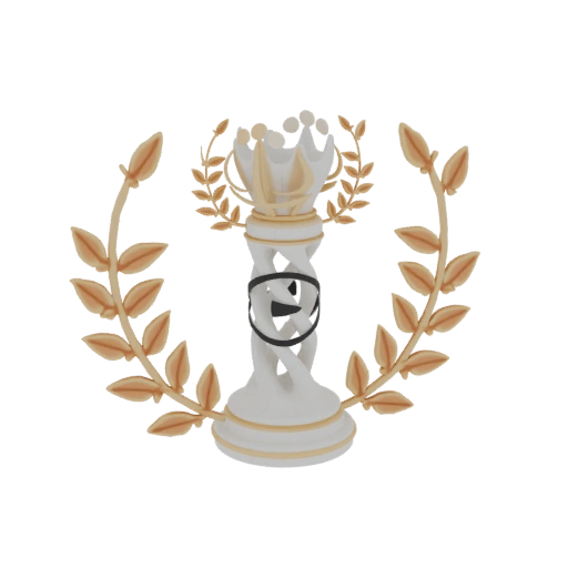 Golden Laurel Wreath Chess Trophy