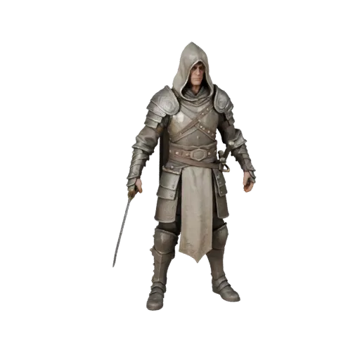Realistic Rogue Character Model - Rigged