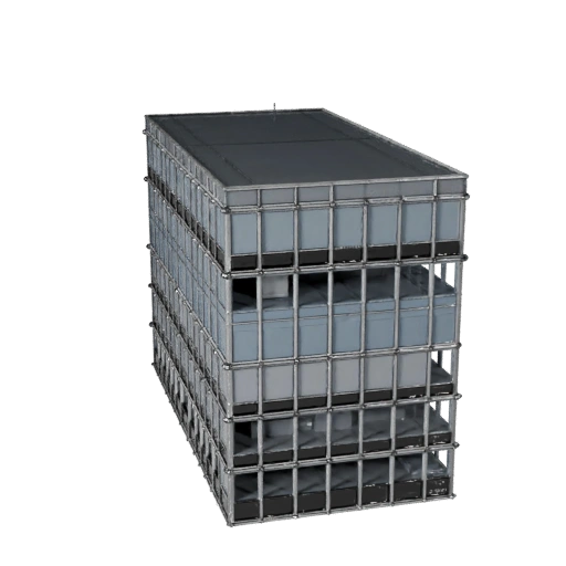 Vorhang Wand Fassade 3D Modell - Realistische Archviz-Asset