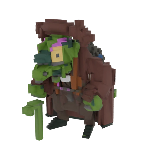 Voxel Pirate Goblin