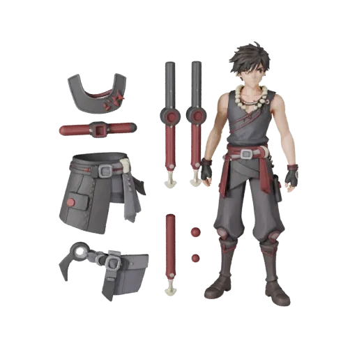 Anime Arcane Character Model - Rigged
