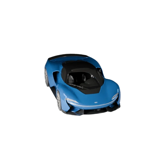 Modelo 3D de Hipercarro para Unity - Ativo Pro Baixo Poli para Jogo
