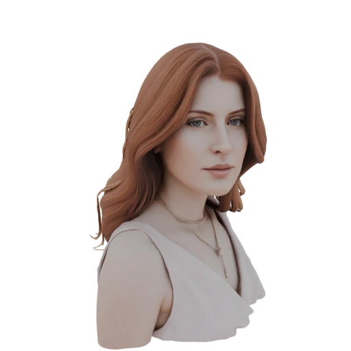 Elegant Woman with Red Hair