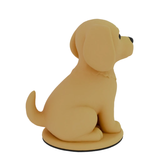 Chess Pawn "Puppy" 3D Model