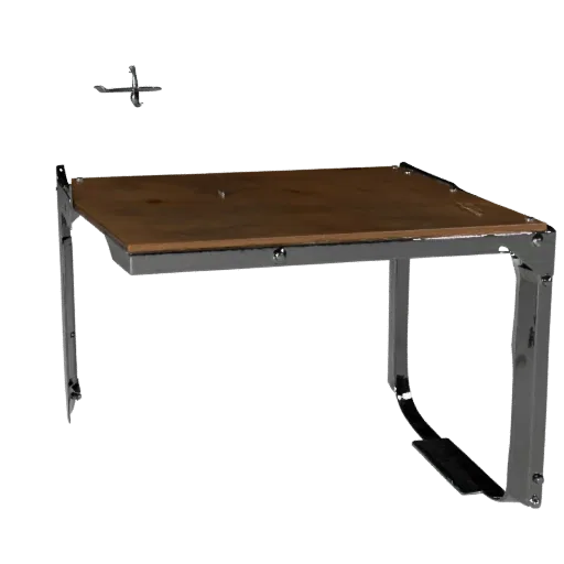 Maker Pegboard Wall High Poly 3D model, close-up studio render, showing steel frames, stable fixtures.