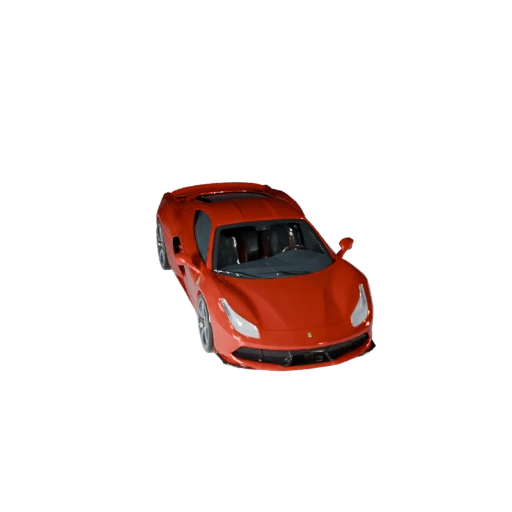 Ferrari-inspirierter Supersportwagen 3D-Modell für Blender & Spiele -