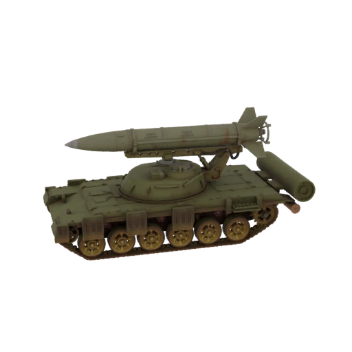 Soviet SA-2 Guideline Missile System on Tracked Vehicle