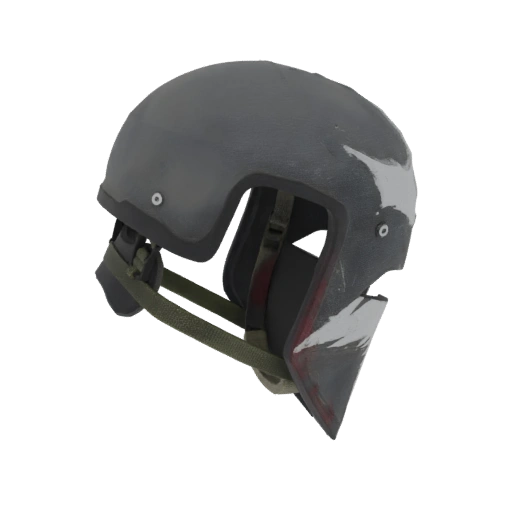 Tactical Combat Helmet with Distressed Markings