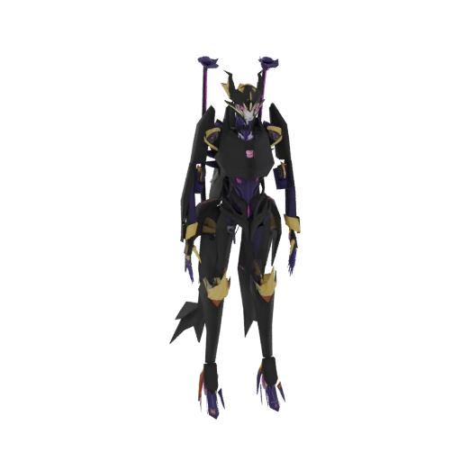 Dark Cybernetic Warrior 3D Model