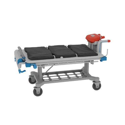 Ward IV Stand Printable 3D model, isometric STL render, showing painted metal, clinical silhouette.