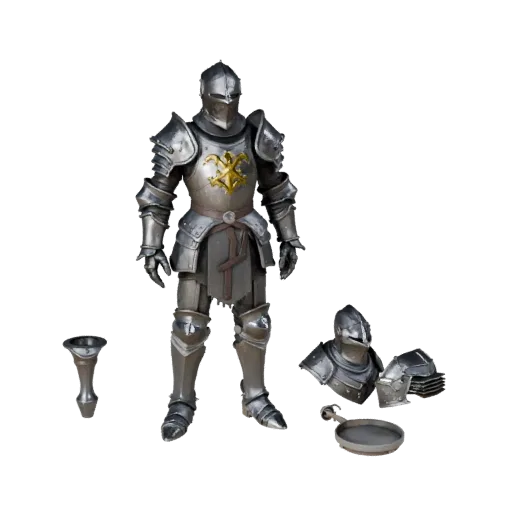 Fantasy Assault Knight Character Model - Rigged