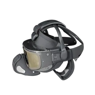 Medical Style Smart Glasses High Poly 3D model, close-up studio render, showing silicone, wearable fit.