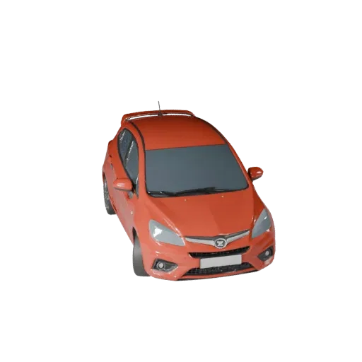 Hatchback 3D Model for Blender & Games - PBR Asset