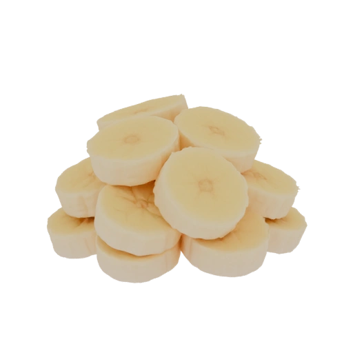 Banana Slices 3D Model