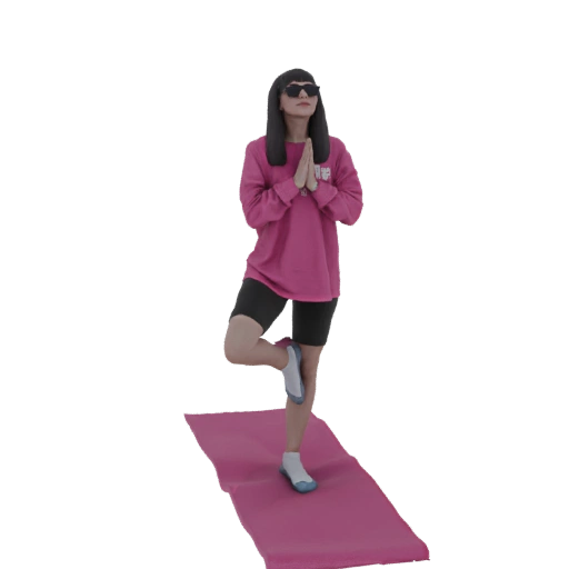 Woman in Tree Pose