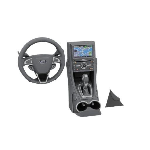 Ford Car Interior 3D Model