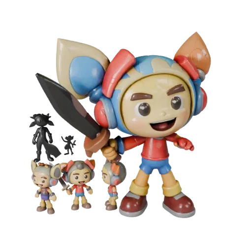 Sports Mascot Character realistic 3D model preview showing pose, three-quarter view, expression and smooth toy surfaces