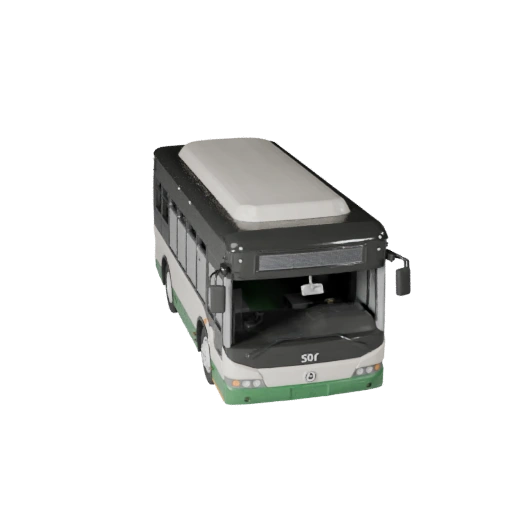 Ônibus Urbano 3D Model para Blender - Asset Pronto para Renderização (Legacy)