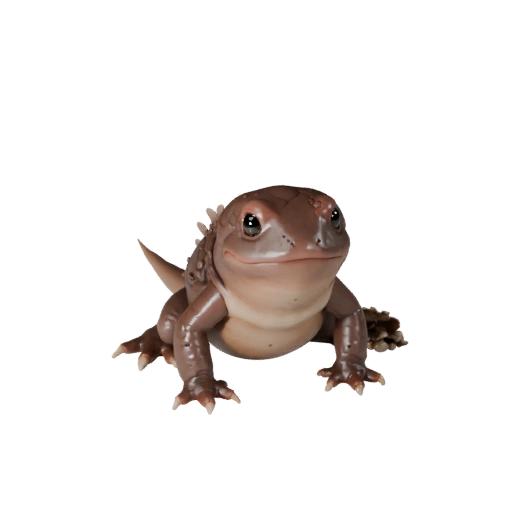 Modelo 3D Realista de Axolote - Asset PBR Rigged para Jogos | PBR