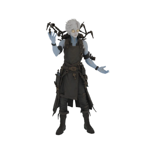 Steampunk Alchemist 3D Model