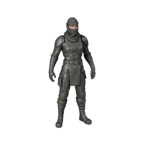 Realistic Battle-Hardened Ninja Character Model - Rigged