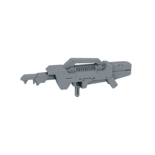 Futuristic Assault Rifle 3D Model