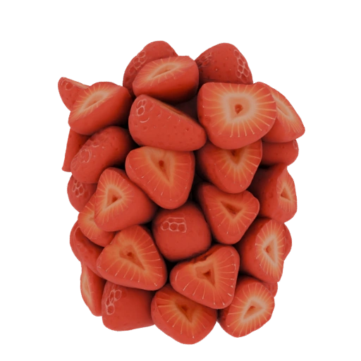 Pile of Sliced Strawberries