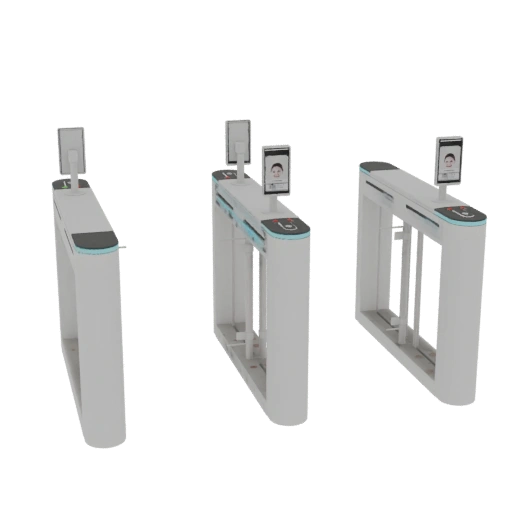 Modern Security Gate with Face Recognition