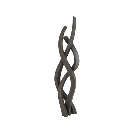 Abstract Swirl Sculpture
